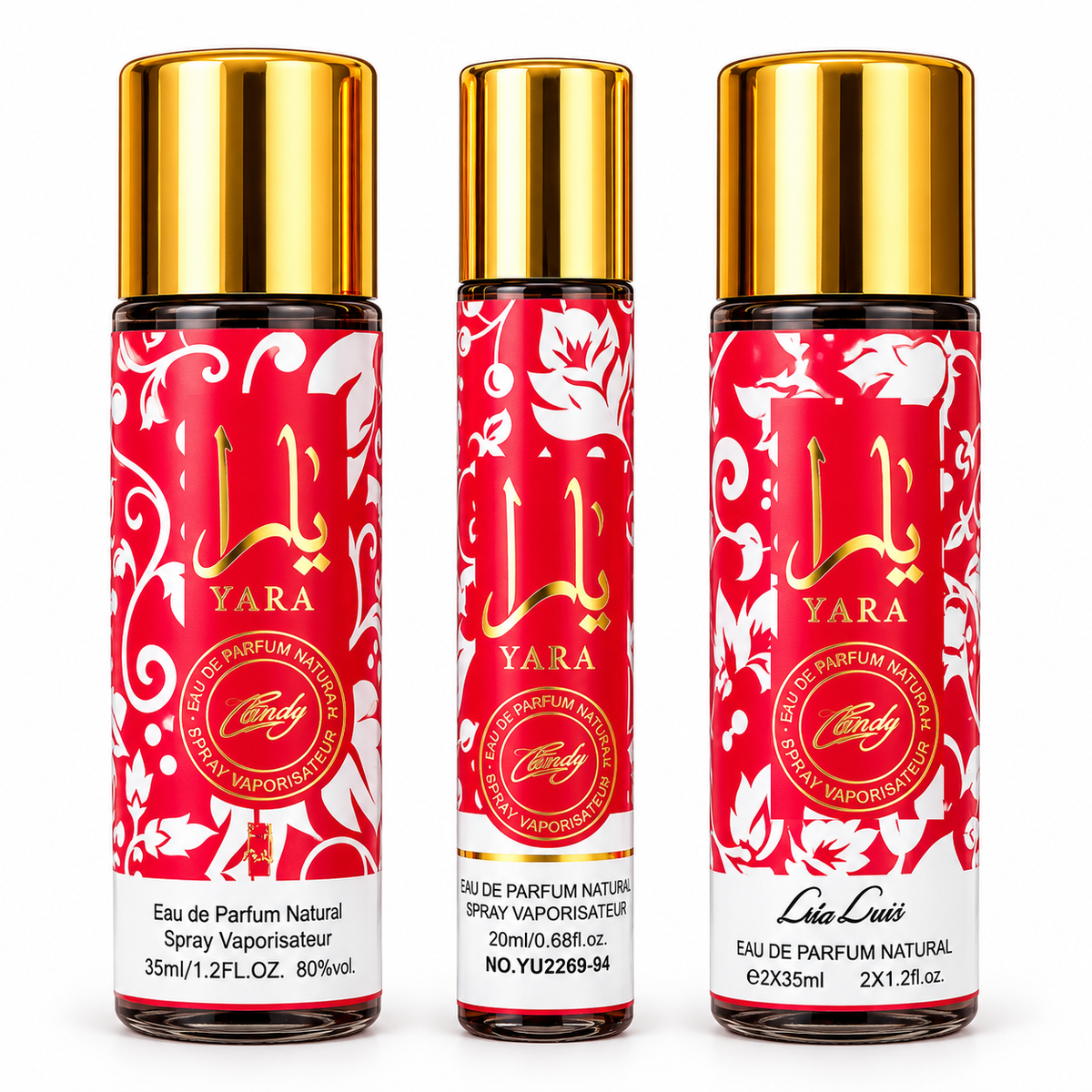 Yara Perfume Natural Spray Box Set - #01