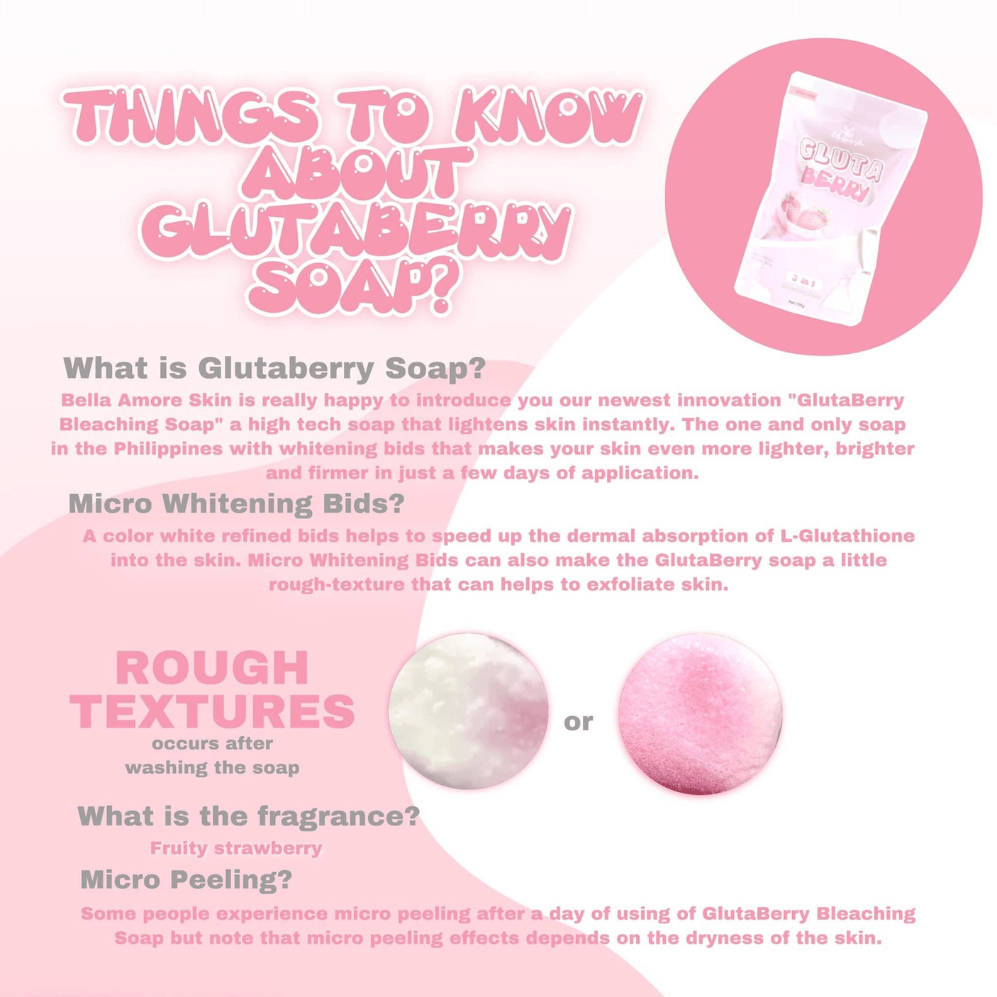 Bella Amore Skin Glutaberry Bleaching Soap - 50g