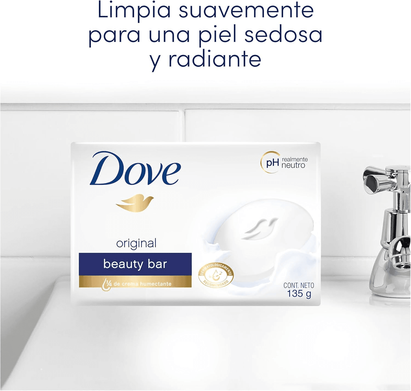 Dove Original Soap Bar - 135g × 6 Pcs