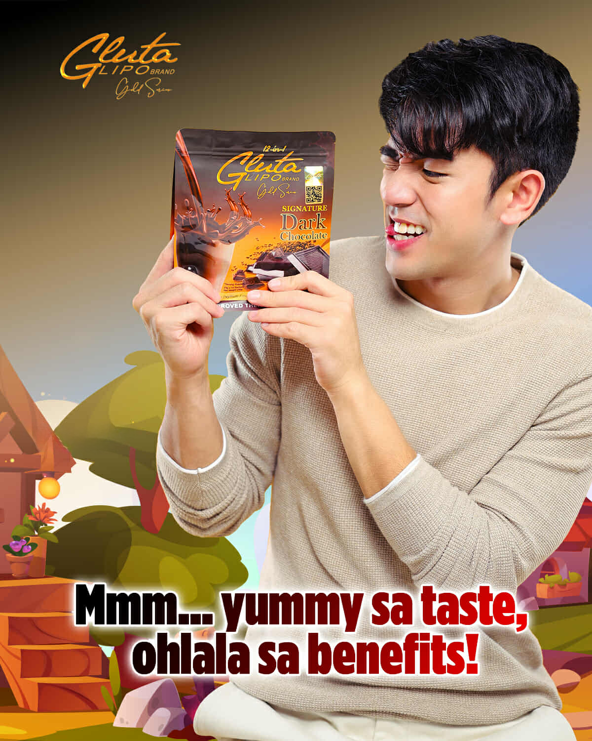 Gluta Lipo Signature Dark Chocolate Drink - 250g