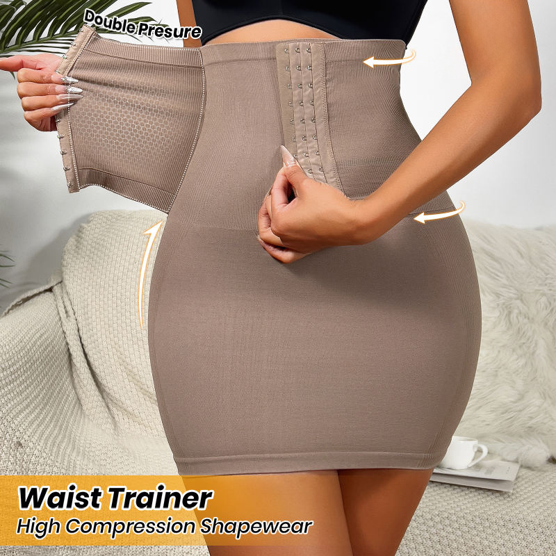 High Waisted Hip Lift Shapewear Seamless Comfort Skirt - ABC667