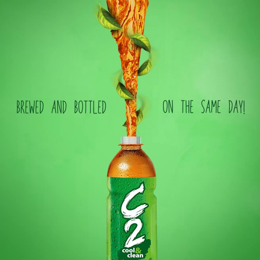C2 Cool & Clean Green Tea Classic - 355ml