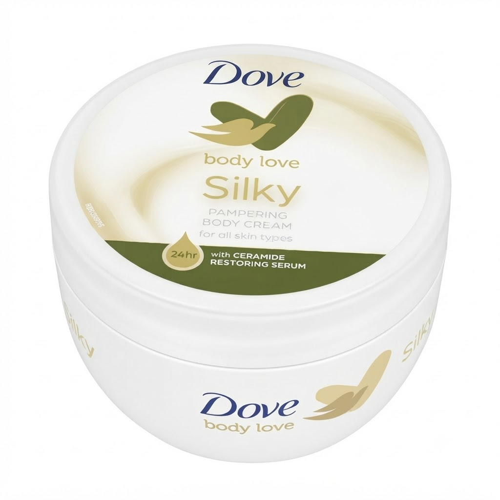 Dove Body Love Silky Pampering Body Cream - 300ml