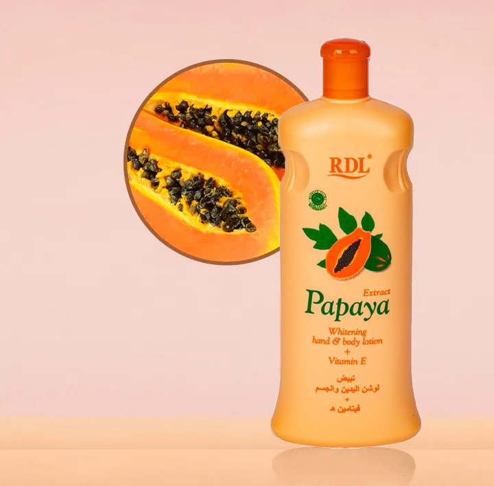 RDL Papaya Whitening Body Lotion + Vitamin E - 210ml (Small)