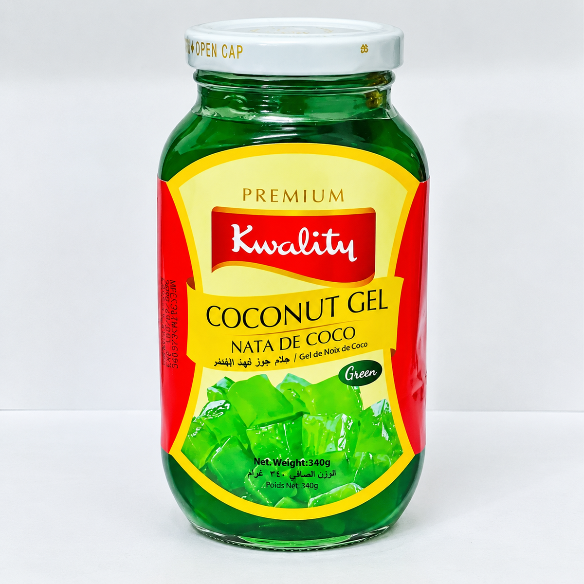 Kwality Coconut Gel Nata De Coco Green - 340g