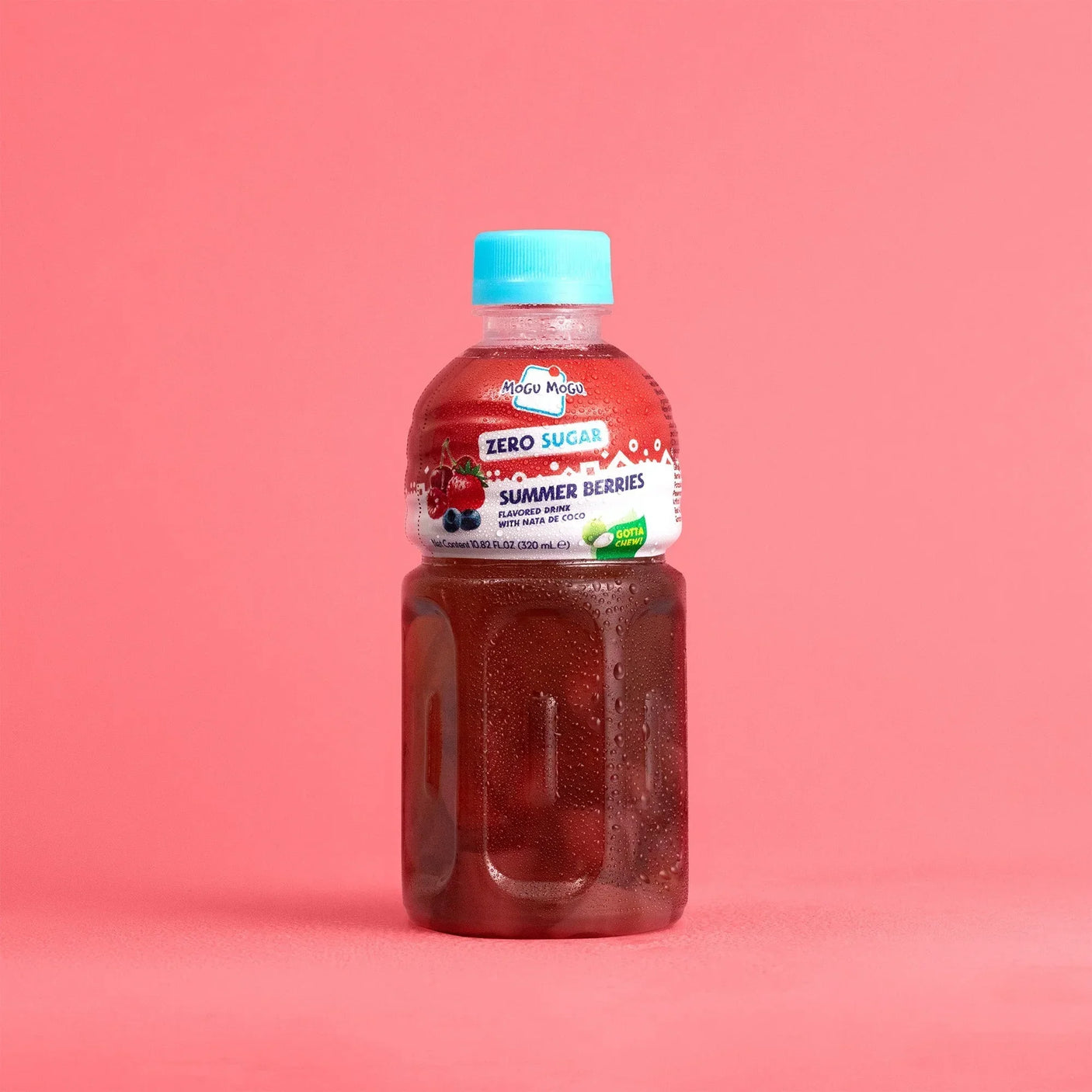 Mogu Mogu Zero Sugar Summer Berries With Nata De Coco - 320ml