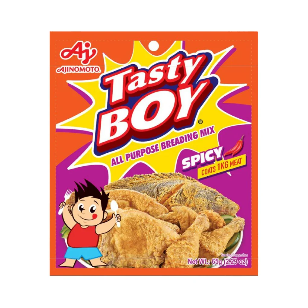 Tasty Boy All Purpose Breading Mix (Spicy, Garlic & Regular) - 65g (2+1) Offer