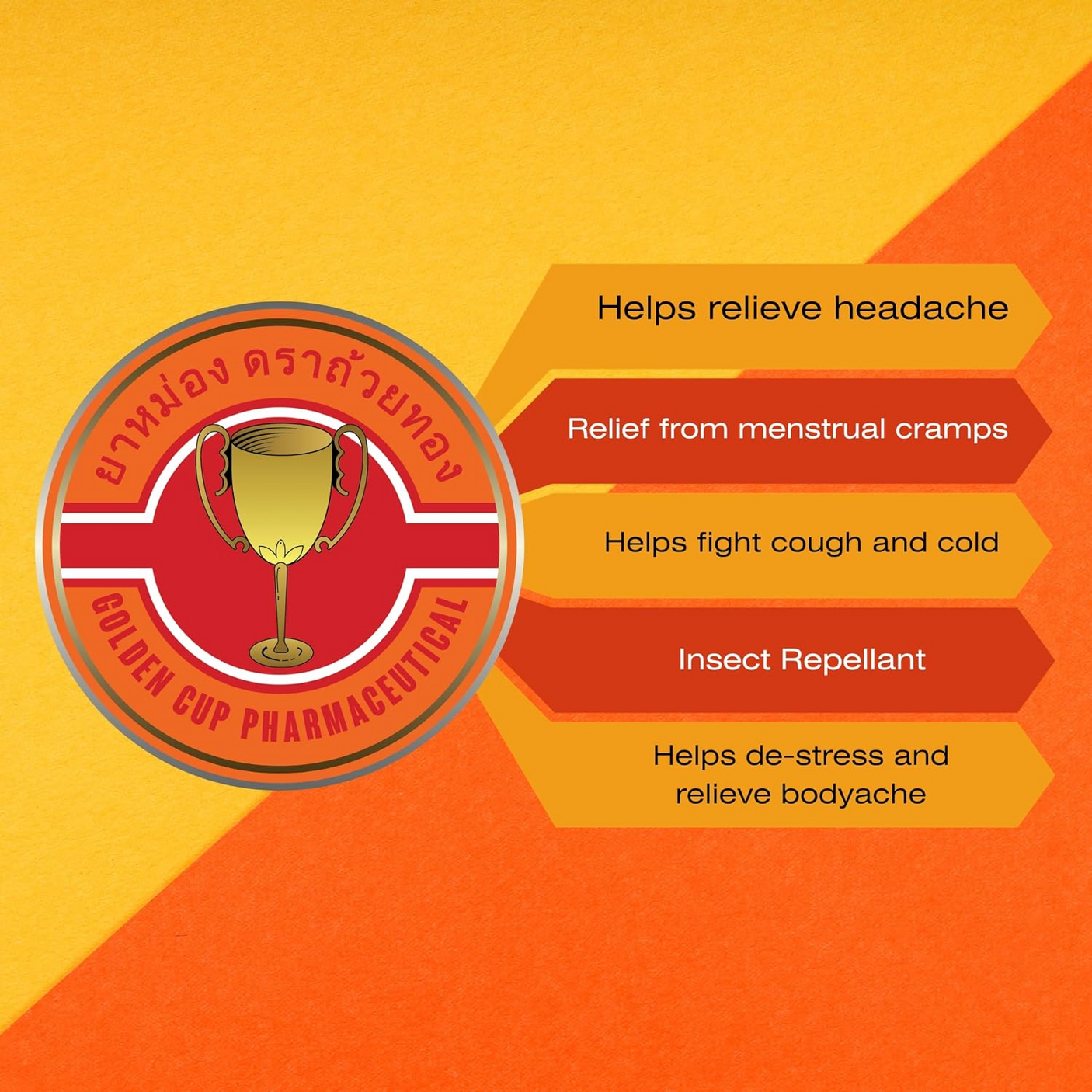 Golden Cup Pain Relief Balm - 12g (Thailand)