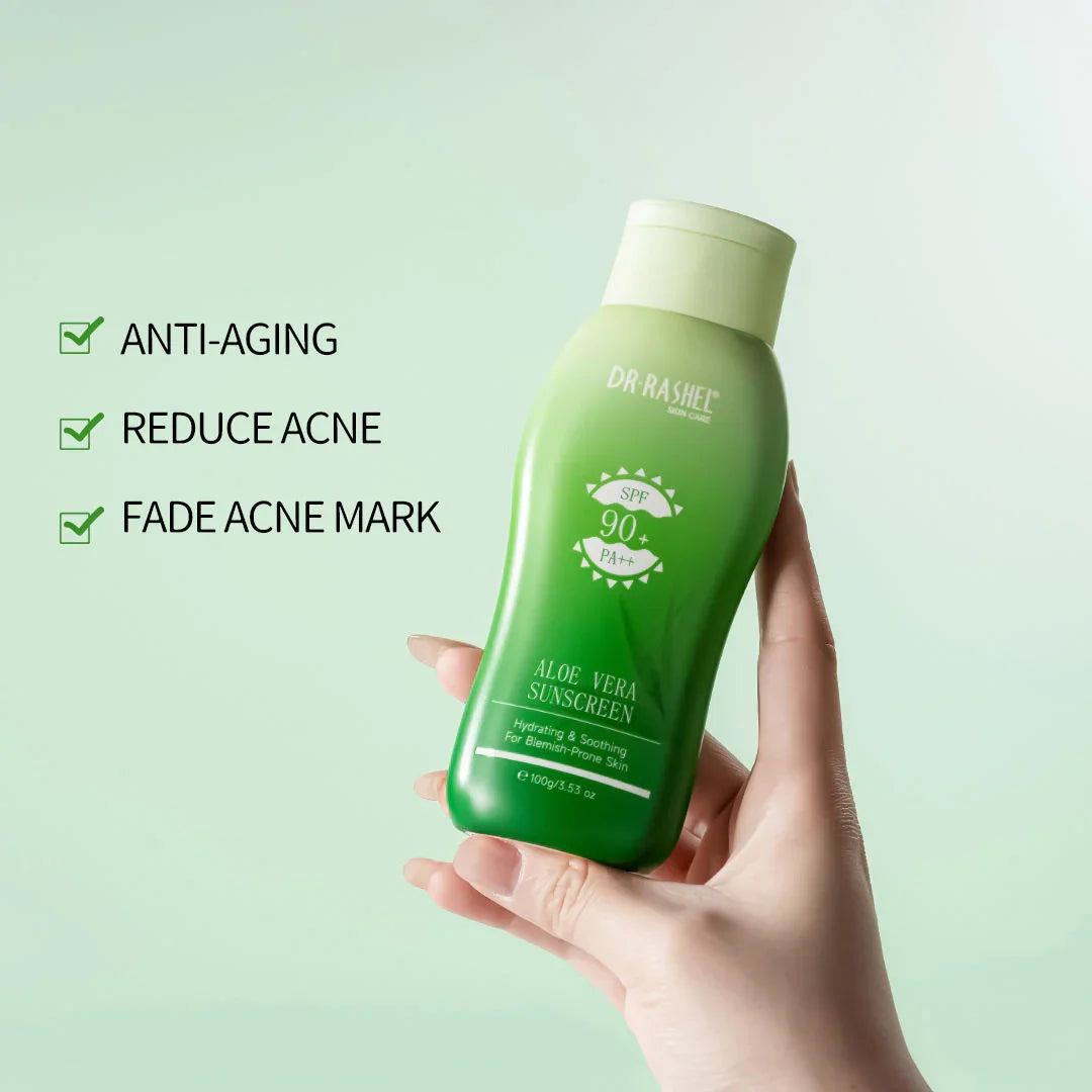 Dr.Rashel Aloe Vera Sunscreen SPF 90+ PA++ - 100g