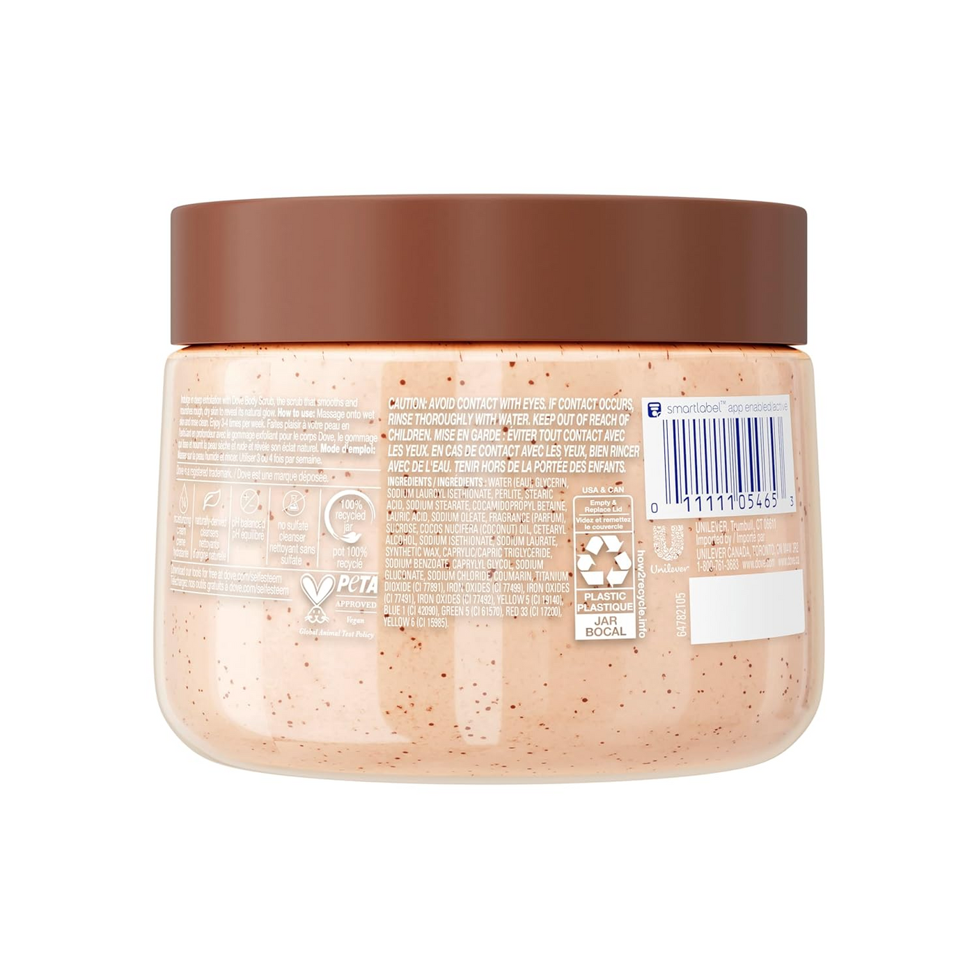 Dove Brown Sugar & Coconut Butter Body Scrub - 425g