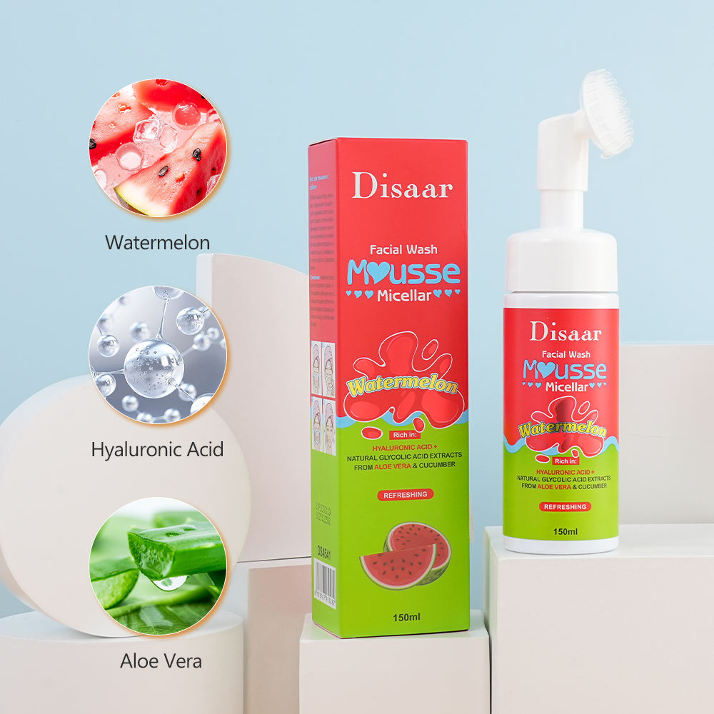 Disaar Watermelon Micellar Facial Wash Mousse - 150ml