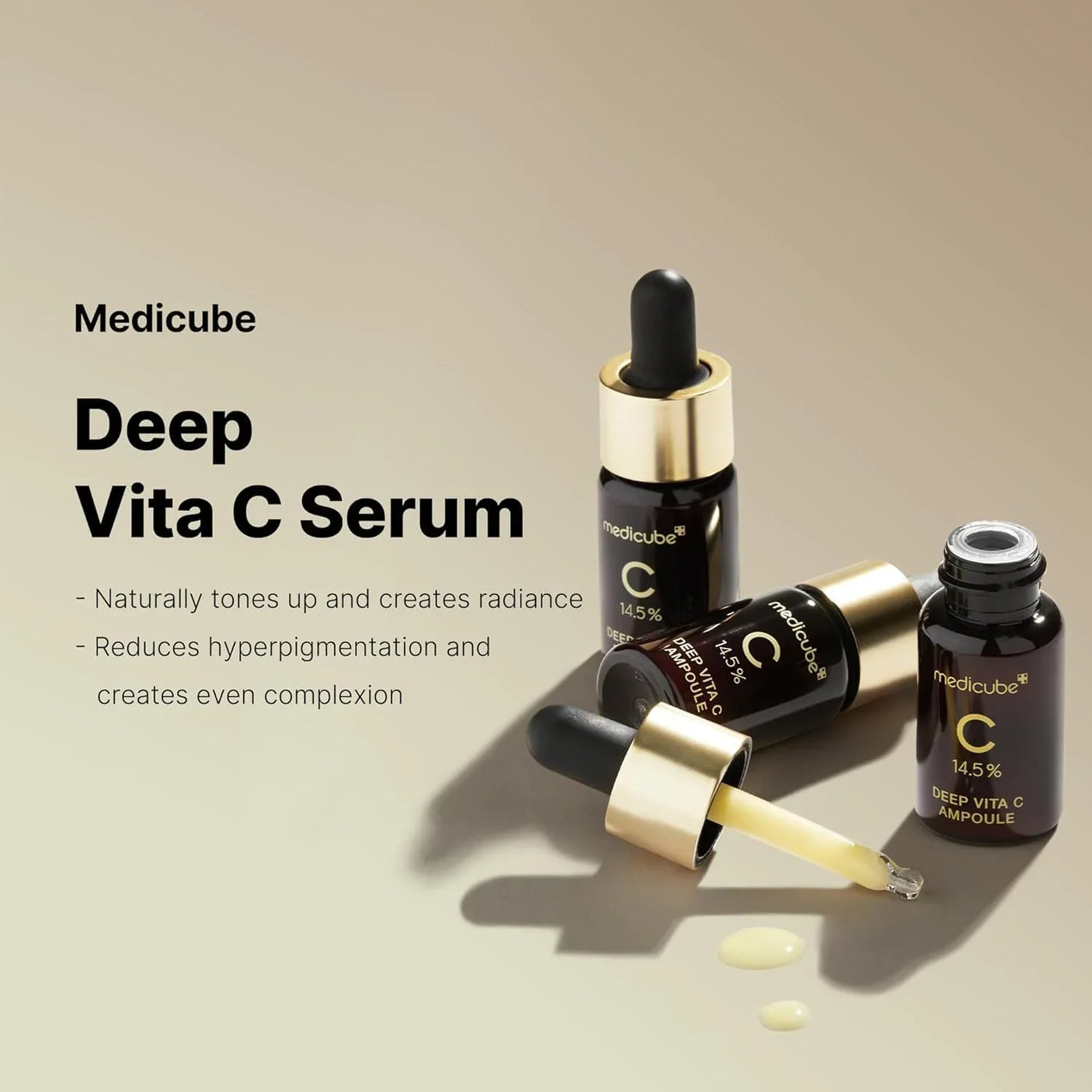 Medicube Deep Vita C Ampoule 2.0 - 10g × 3 ea