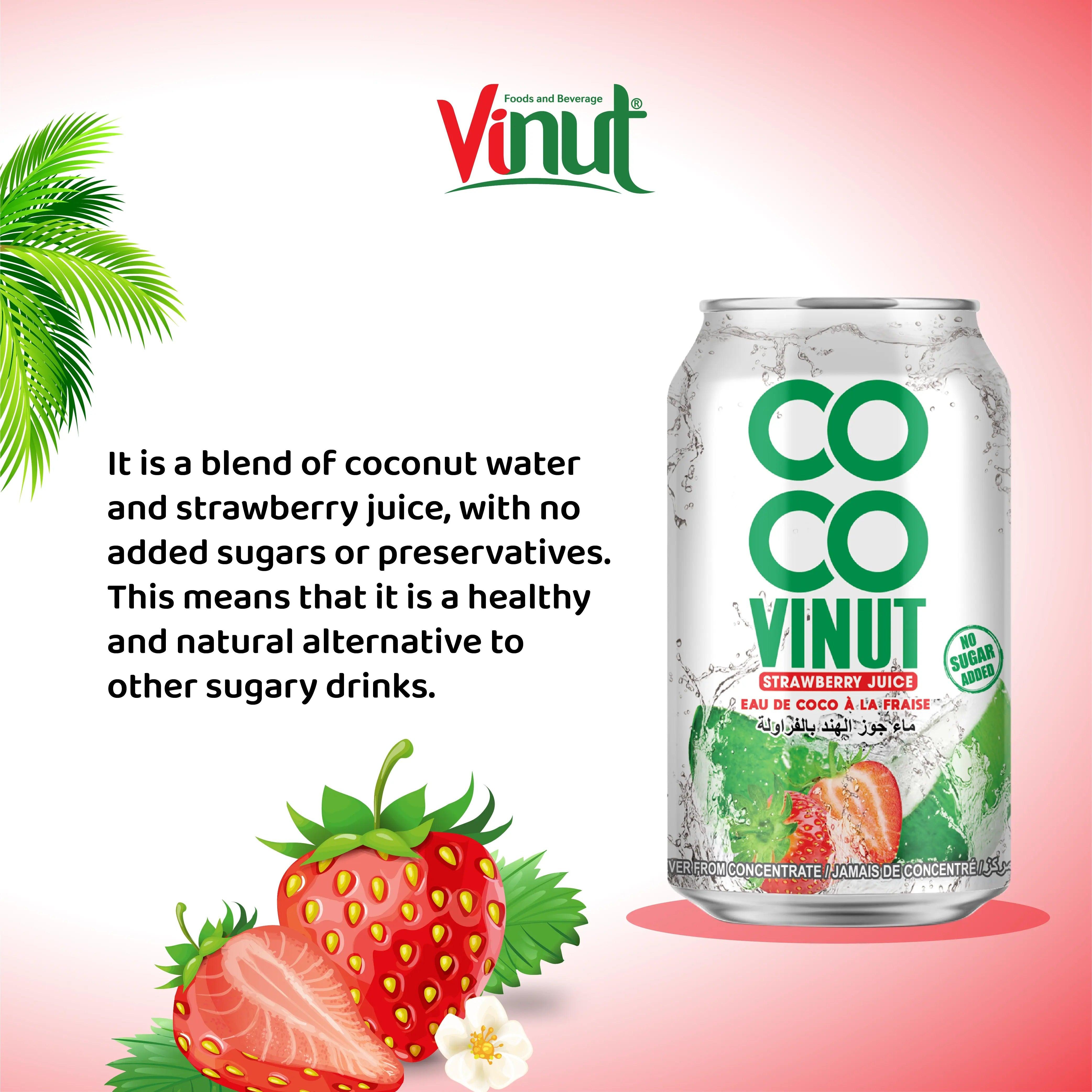 Coco Vinut Strawberry Juice Drink - 330ml