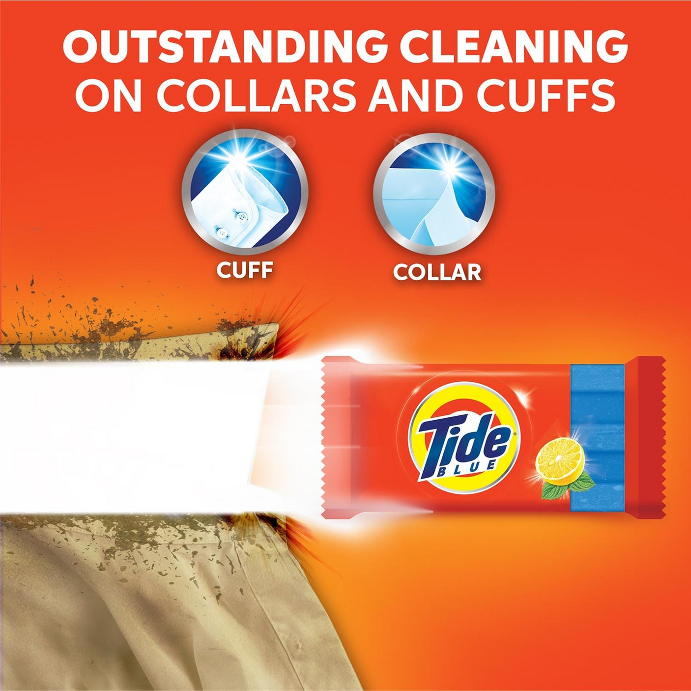 Tide Blue Bar Detergent Soap - 200g+50g