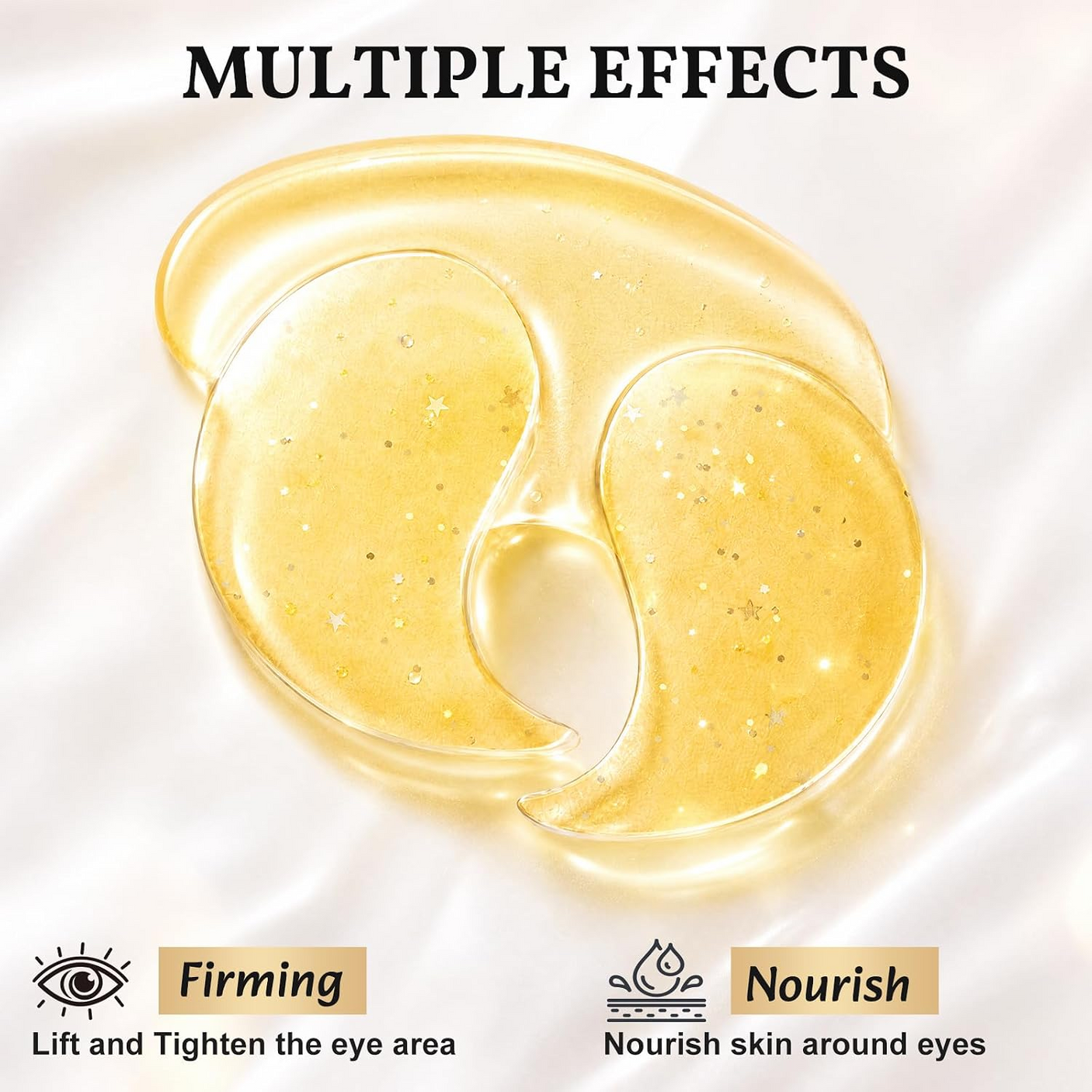 Sadoer 24K Golden Collagen Starry Eye Mask - 80g (60Pcs)