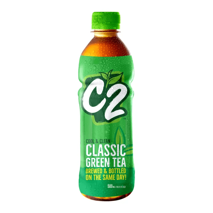 C2 شاي أخضر سادة 500 مل