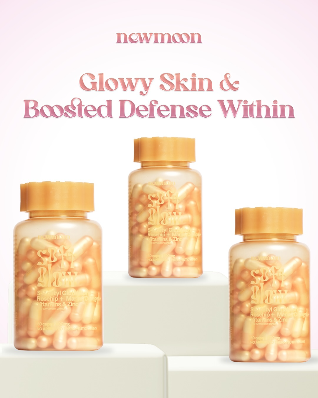 New Moon Soft Glow Caps - 60s