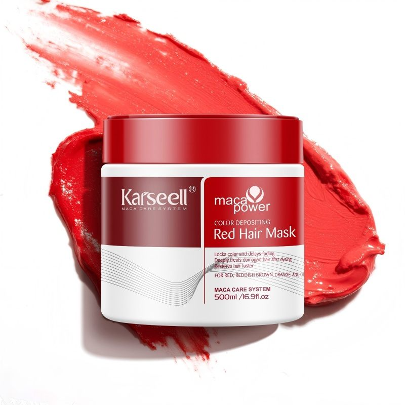 Karseell Color Depositing Red Hair Mask - 500ml