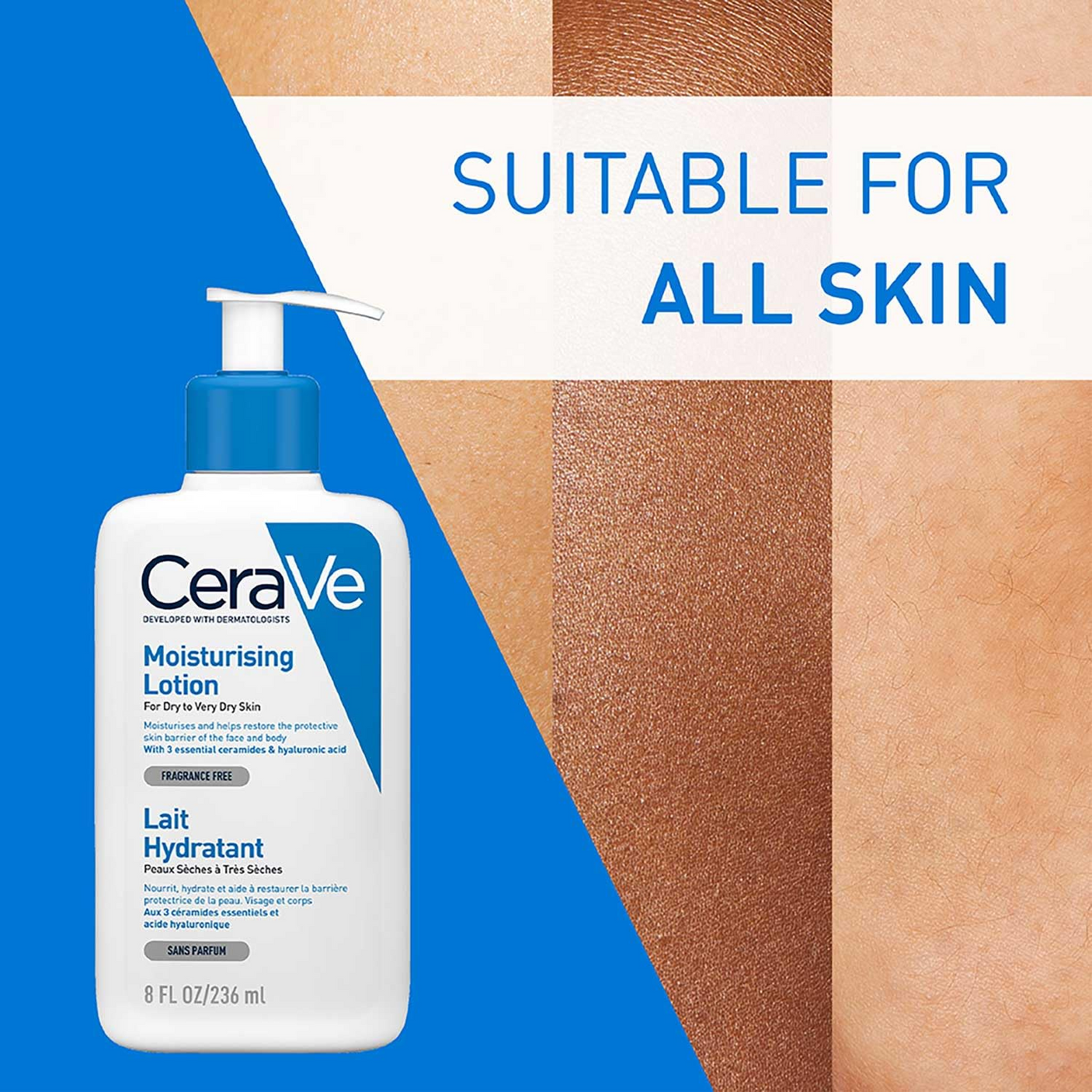 CeraVe Moisturizing Lotion For Dry To Very Dry Skin - 236ml