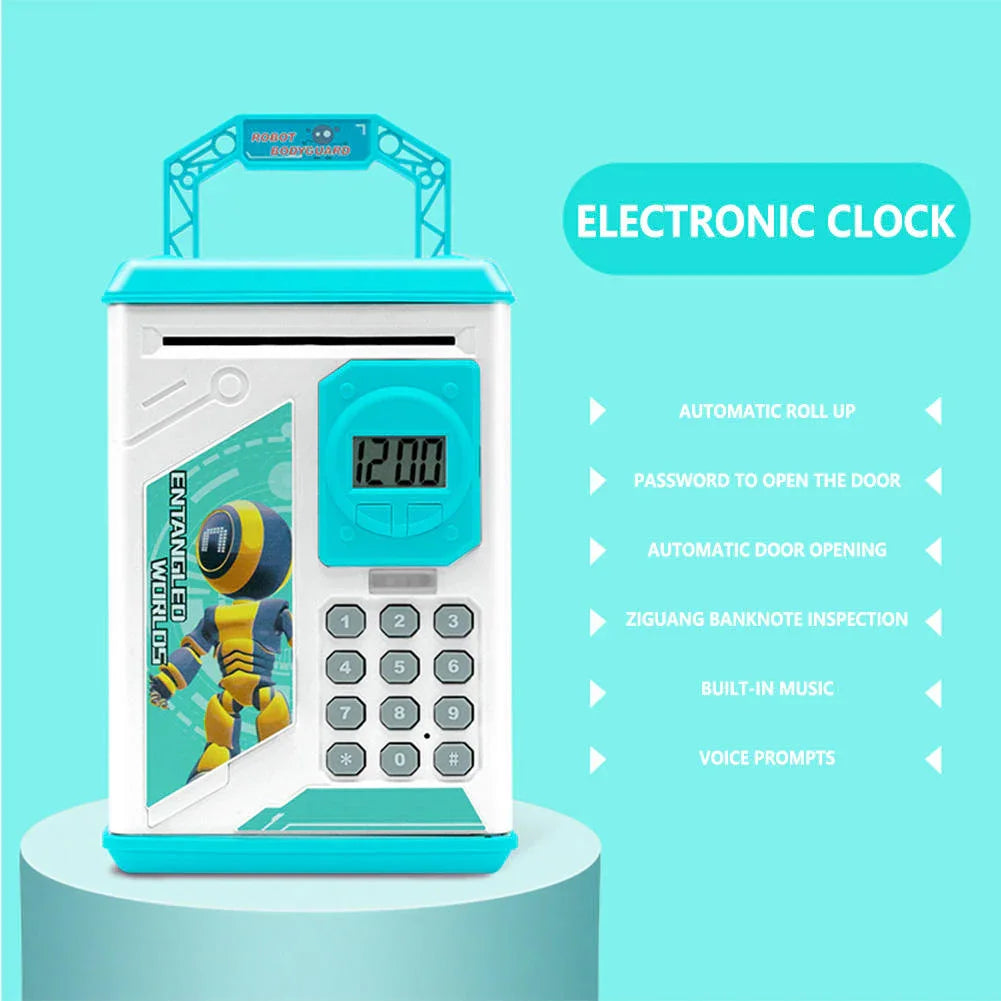 Robot Bodyguard Fingerprint Piggy Bank - 906R
