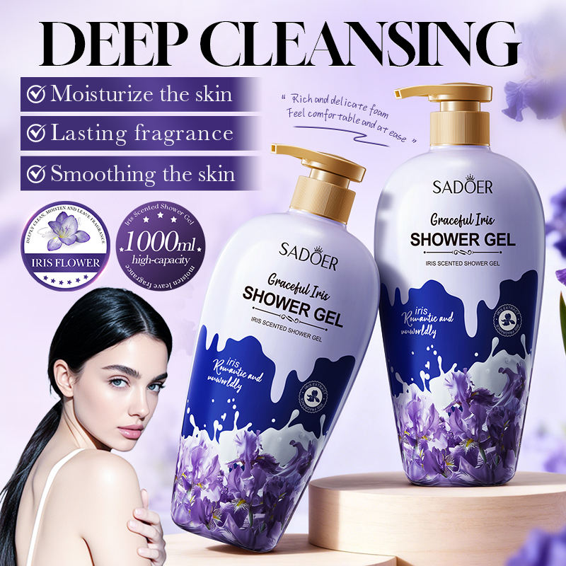 Sadoer Graceful Iris Shower Gel - 1000ml