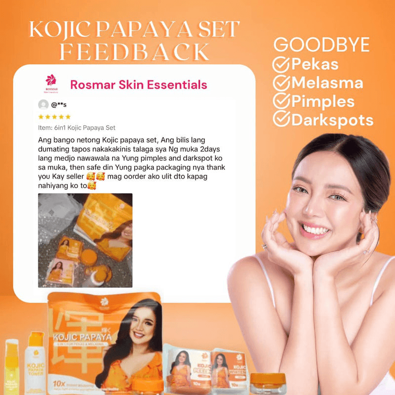 Rosmar Kojic Papaya Serum - 30ml