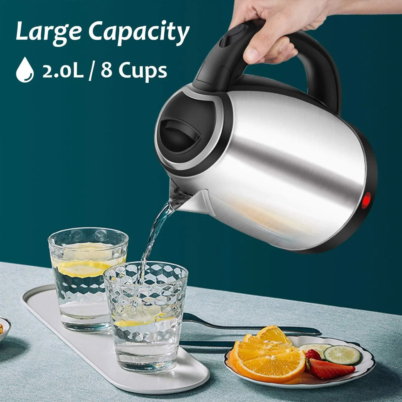 Oscar Stainless Steel Electric Kettle OCR-53 - 2 Litres
