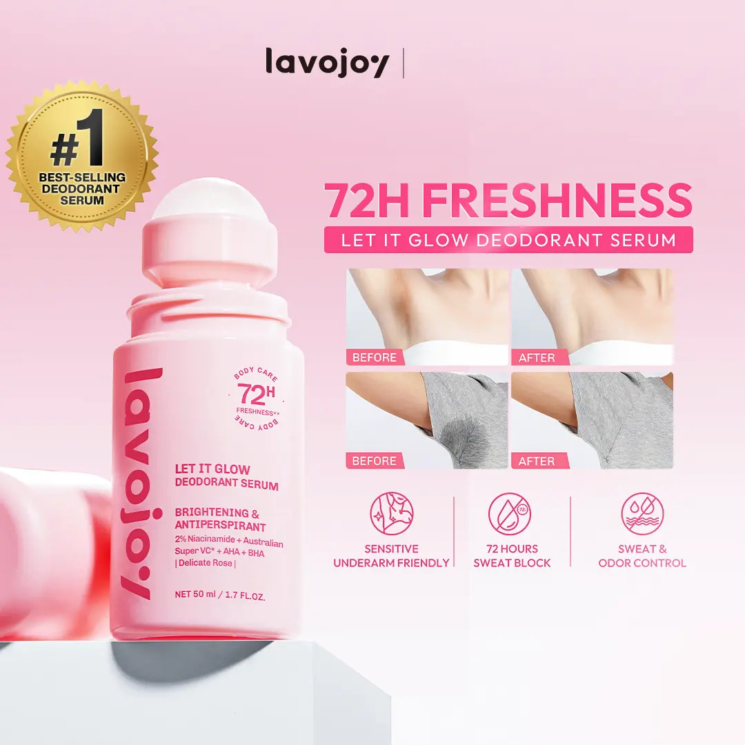 Lavojoy 72H Let It Glow Deodorant Serum - 50ml