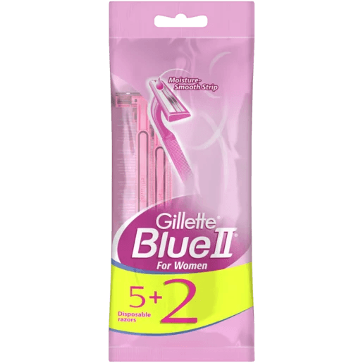 Gillette Blue 2 Plus Women's Disposable Razors - 7 Pcs