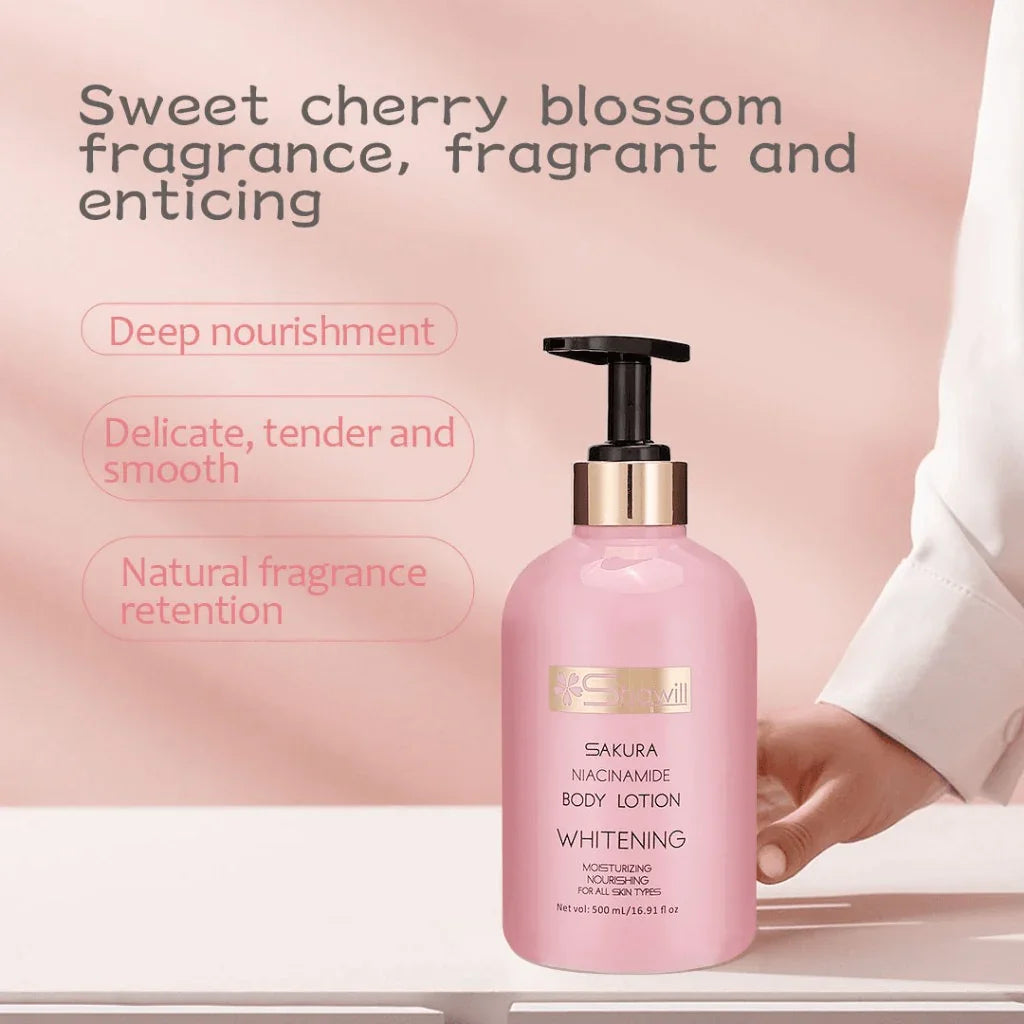 Shawill Sakura Niacinamide Brightening Body Lotion - 500ml