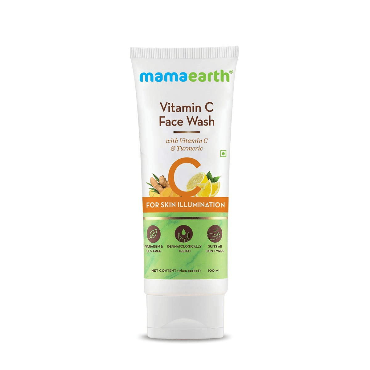 Mamaearth Vitamin C Face Wash With Vitamin C & Turmeric - 100ml