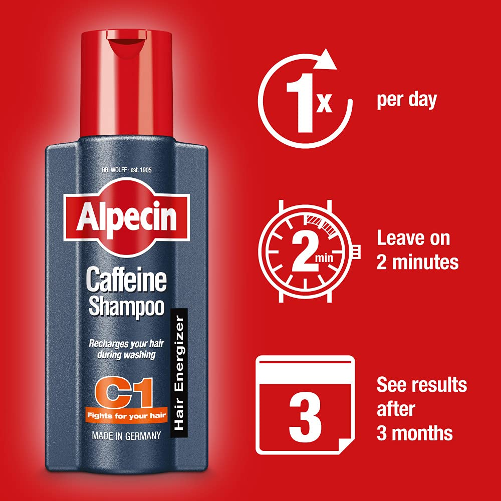 Alpecin Caffeine Shampoo C1 Reduce Hair Loss - 250ml (Germany)
