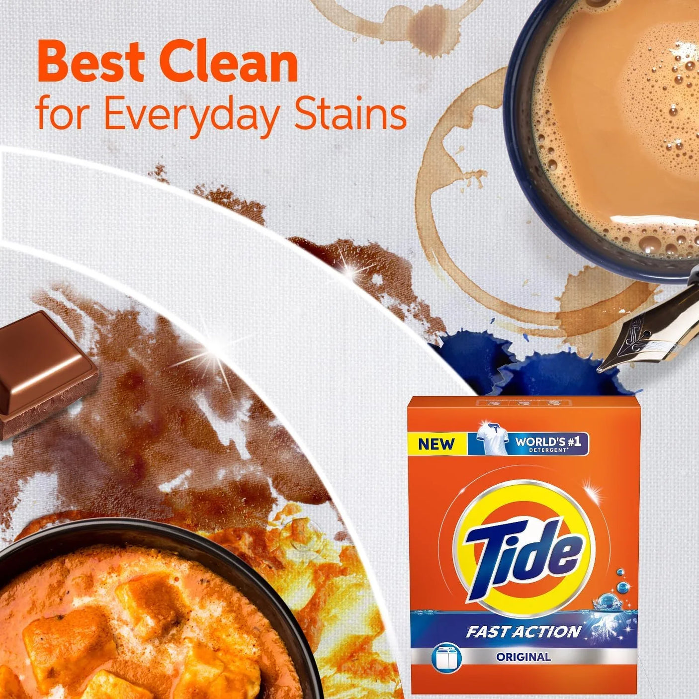 Tide Powder Laundry Detergent Original - 120g