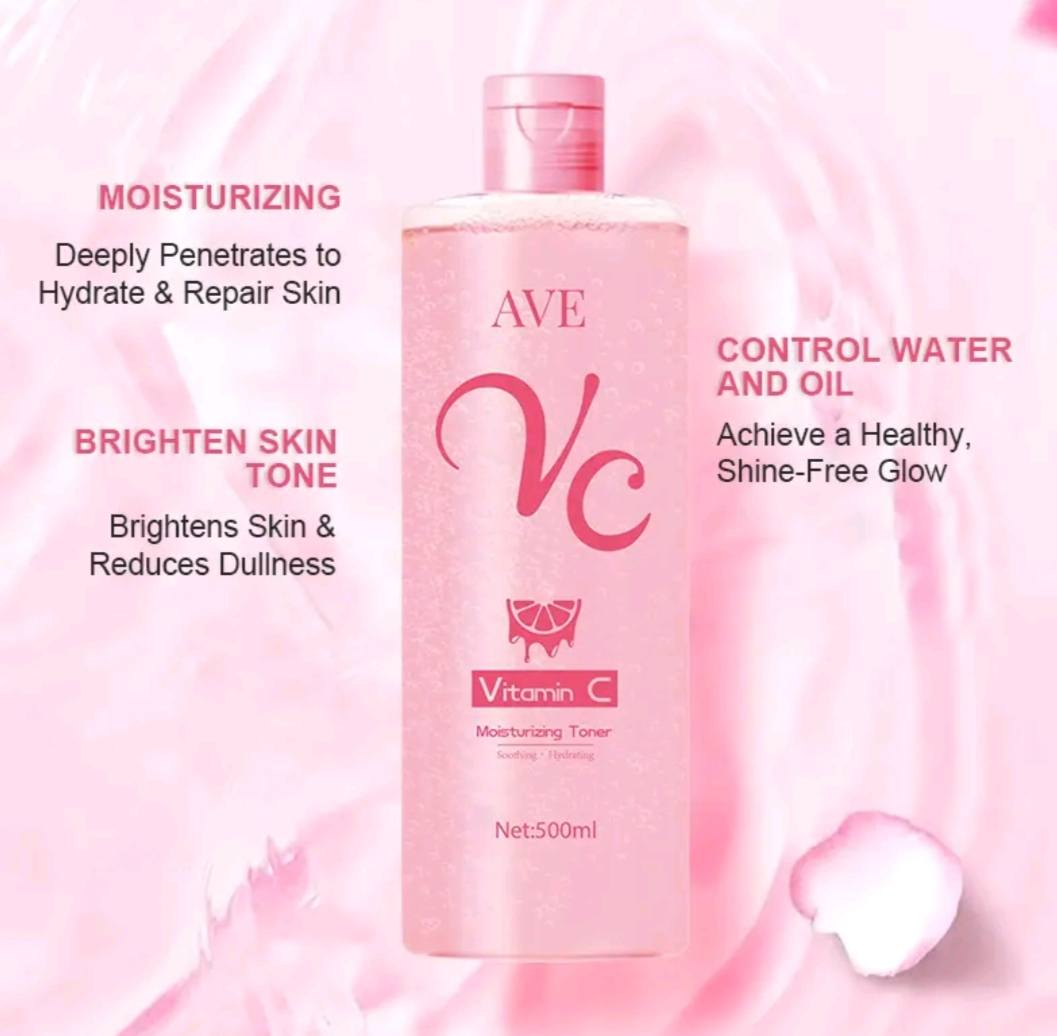 AVE Moisturizing Vitamin C Toner - 500ml (Pink)