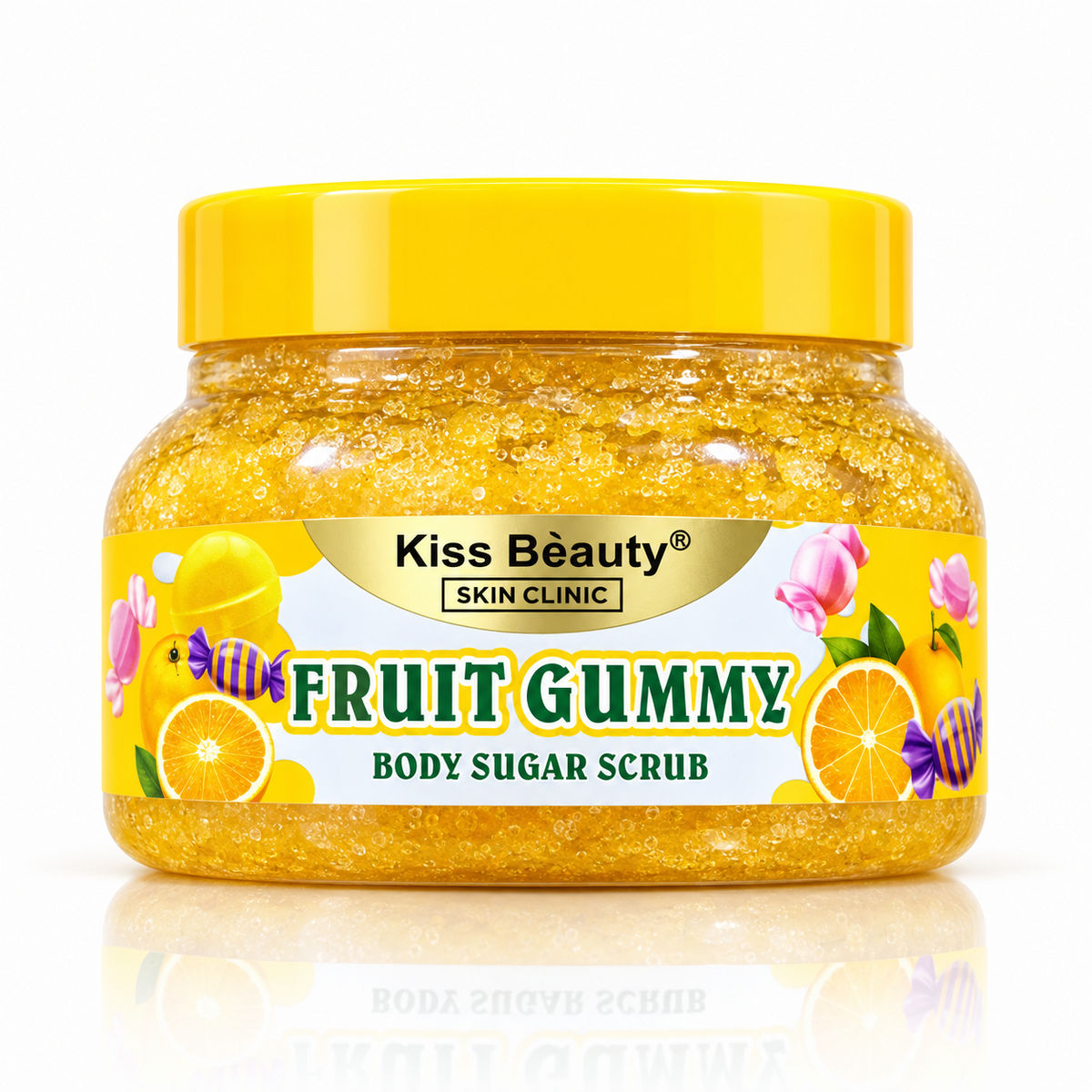 Kiss Beauty Fruit Gummy Body Sugar Scrub - 250ml