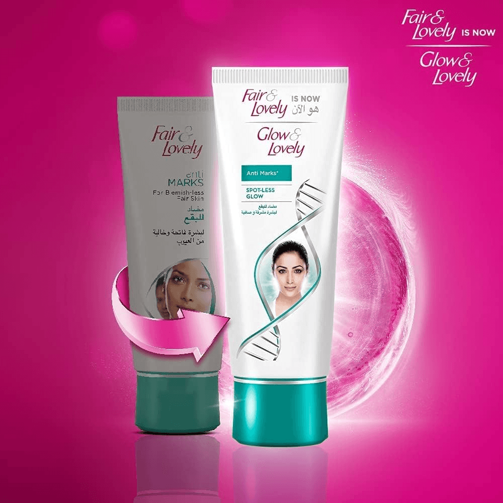 كريم الوجه Glow & Lovely المضاد للبقع والتوهج - 100 جرام