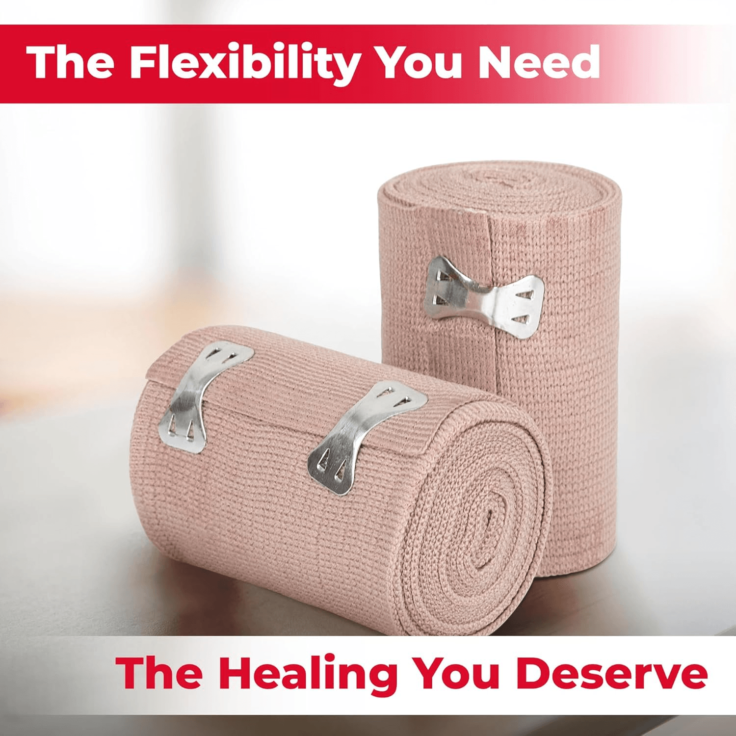 Elastic Bandage With Clips - 7.5CM × 4.5M