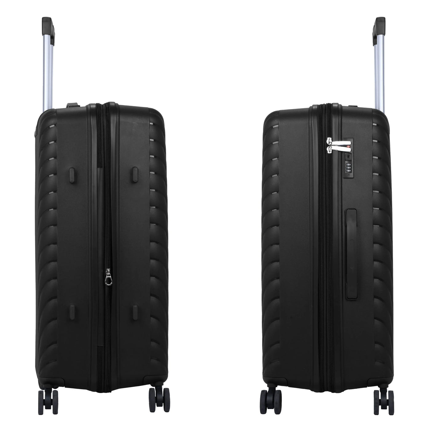 American Flyer Luggage Bag 24 Inch Check-in Luggage Trolly - Black