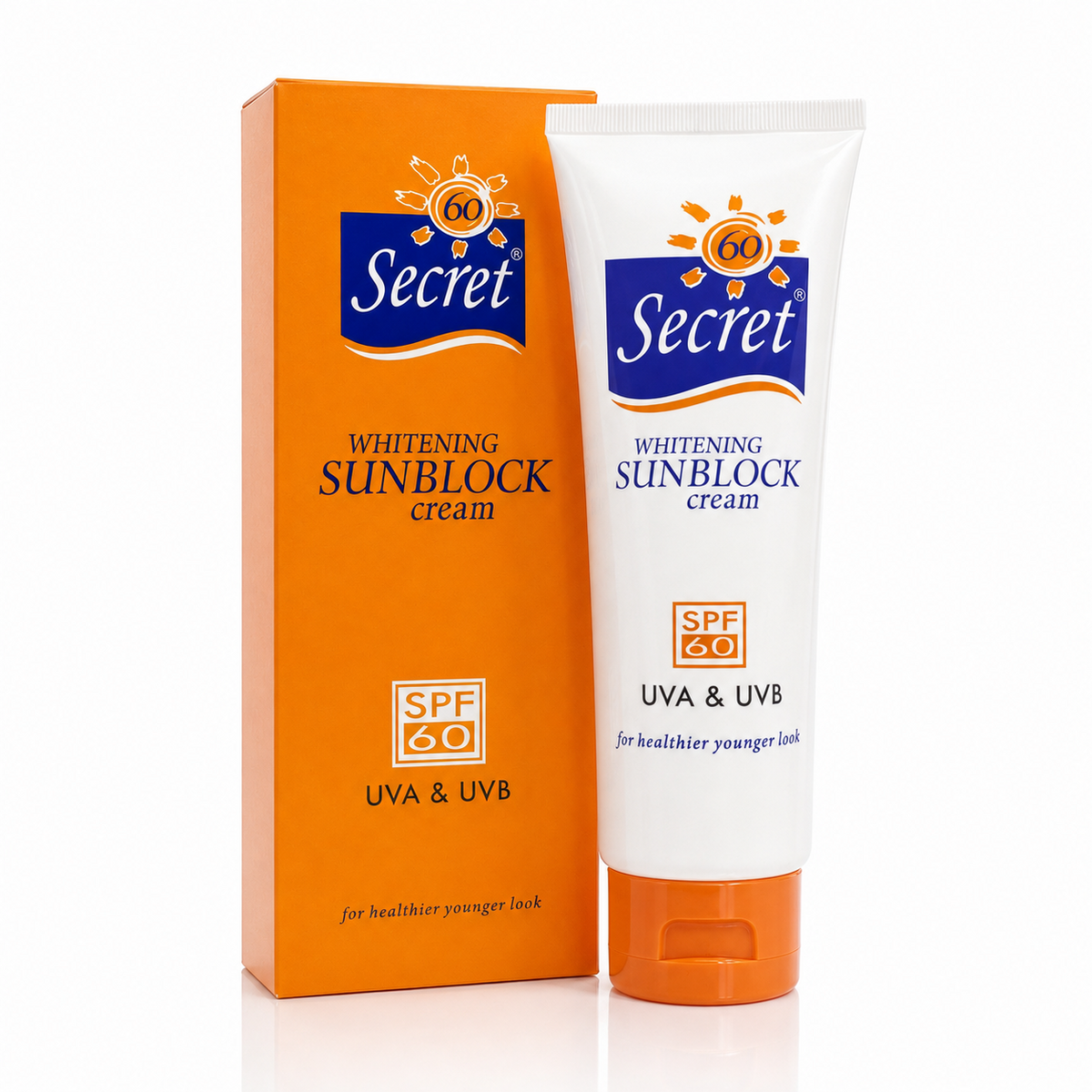 كريم التبييض السري للشمس SPF 60 - 125 جم (كبير)