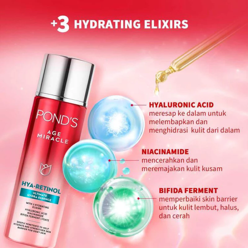 Ponds Age Miracle HYA-Retinol Ultimate Hydra Essence - 110ml