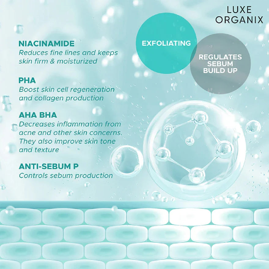 Luxe Organix Miracle Solution Acne Derm+ Serum - 30ml