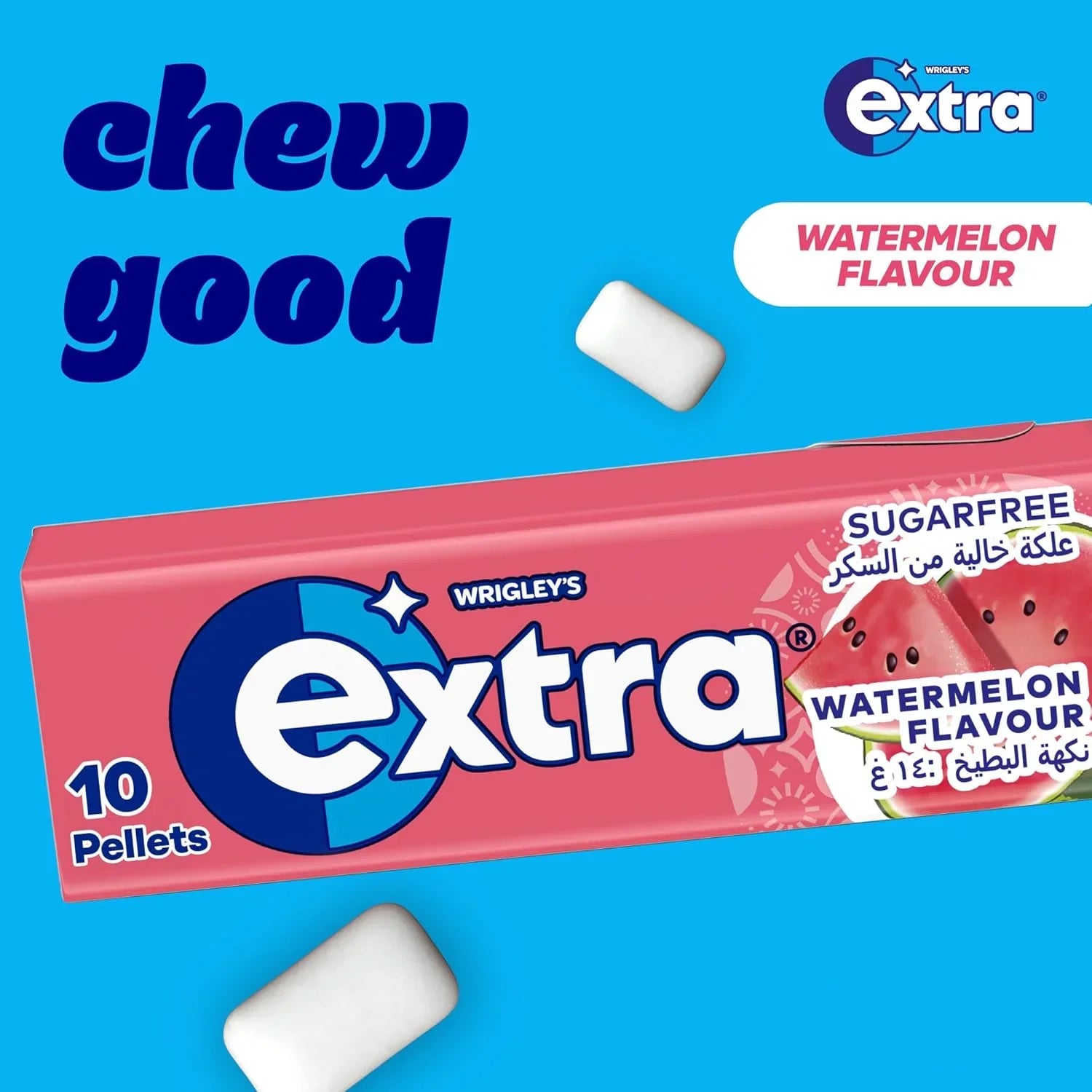 Wrigley's Extra Watermelon Flavour Sugar Free Chewing Gum - 14g