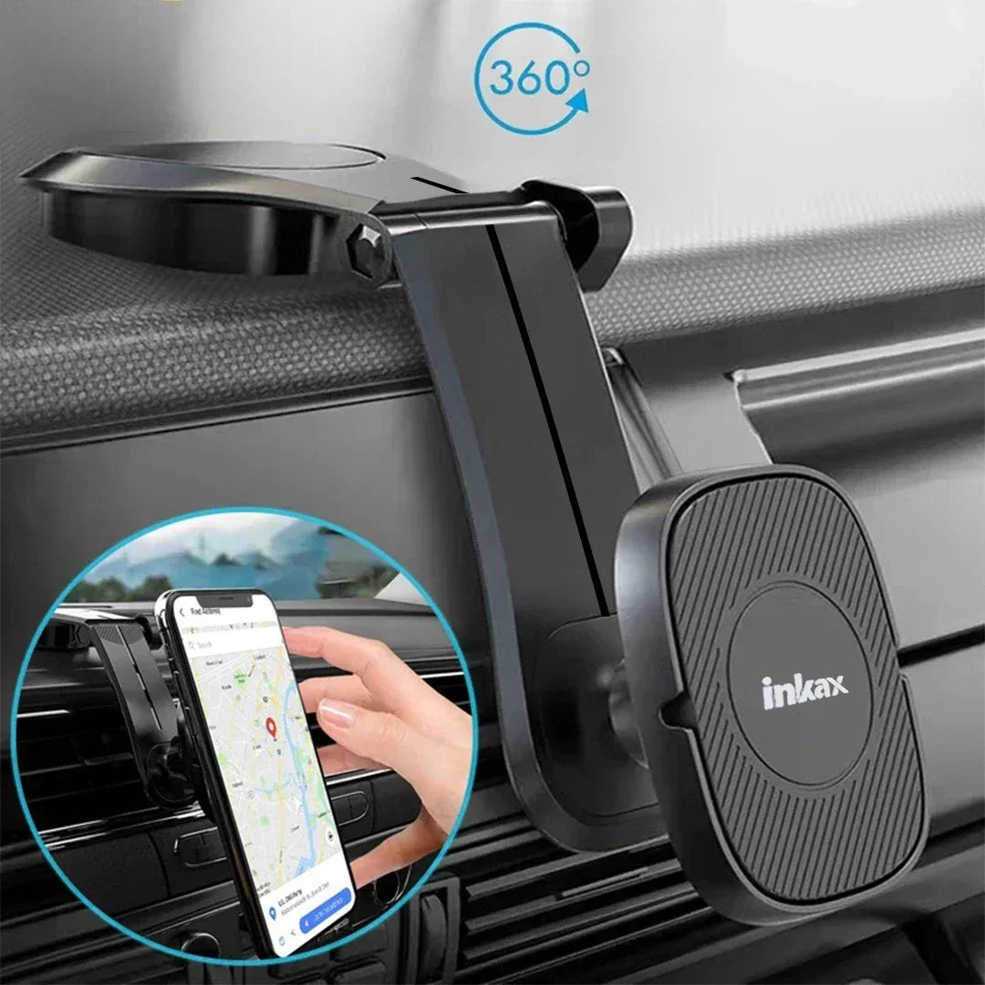 Inkax ABS Plastic Magnetic Bracket Car Holder CH-29