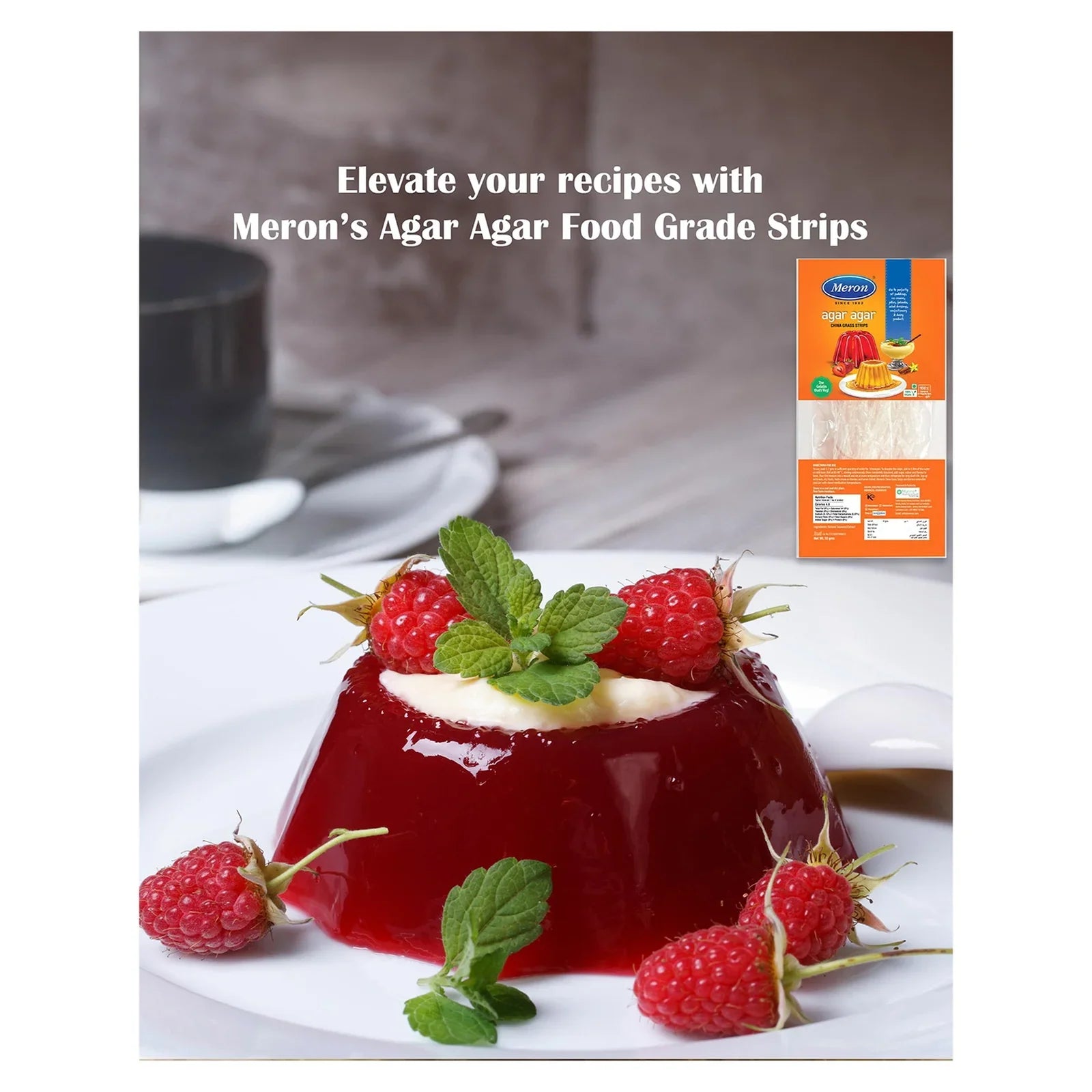 Meron Agar Agar China Grass Strips - 100g