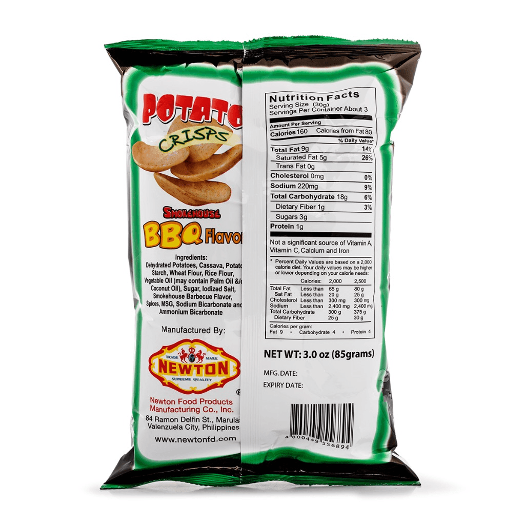 La La Potato Crisps Smokehouse BBQ Flavor - 85g