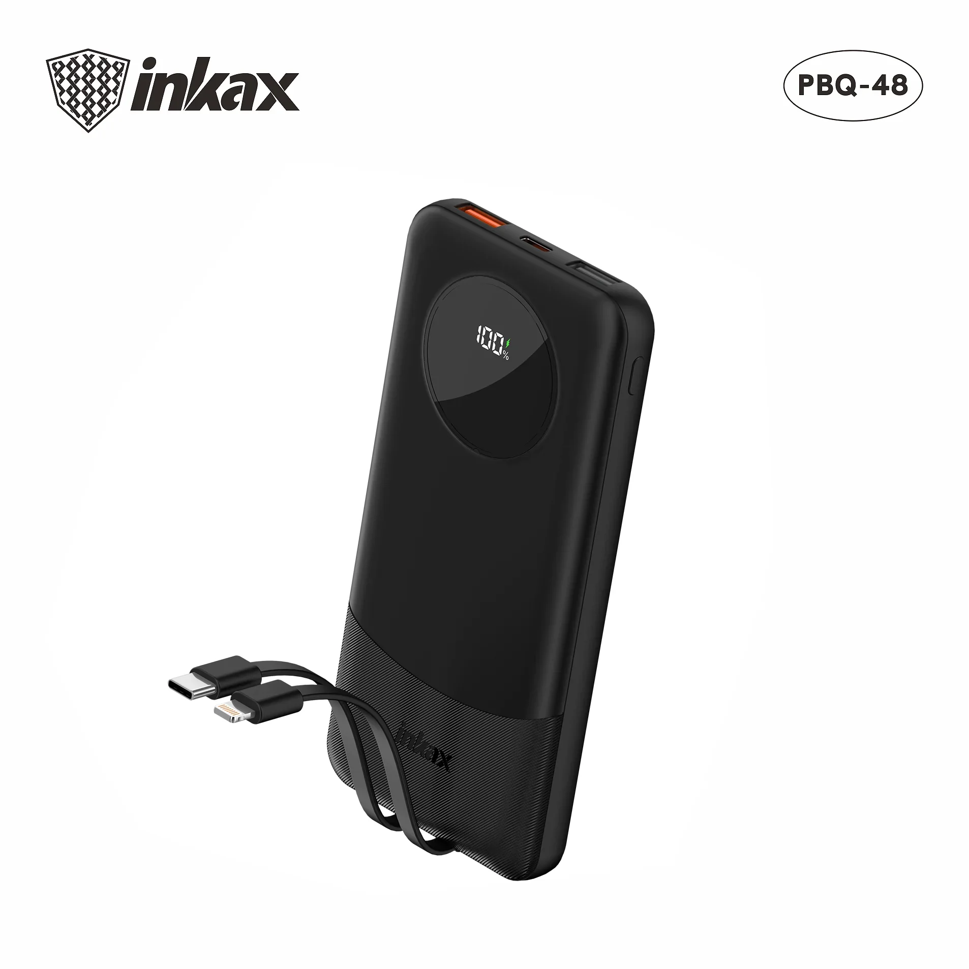 inkax Fast Charging 10000Mah Power Bank PBQ-48