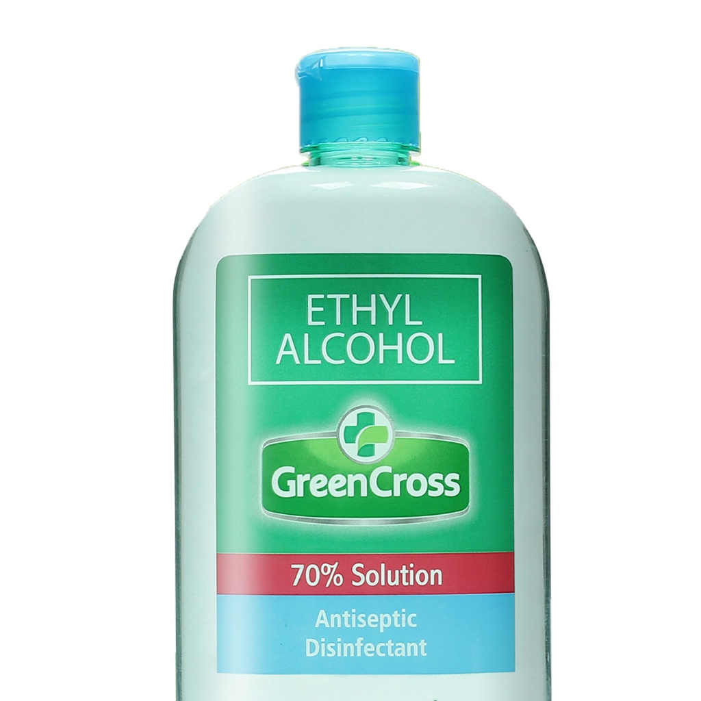 Green Cross Ethyl Alcohol with Moisturizer 70% Solution - 500ml