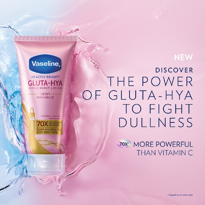 Vaseline Gluta-Hya Serum Burst Lotion Dewy Radiance 70X - 300ml
