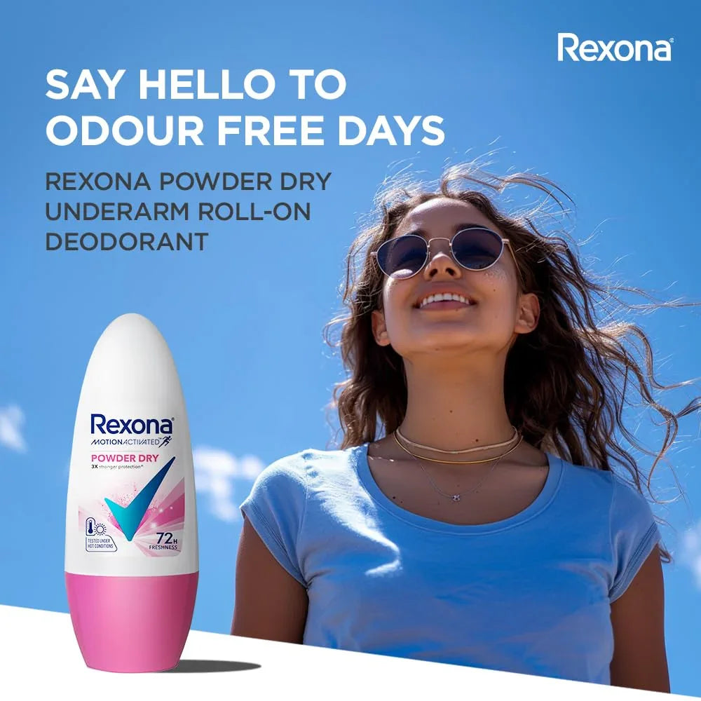 Rexona Powder Dry 72H Deodorant Roll-On - 45ml