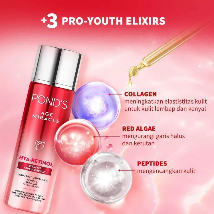 Ponds Age Miracle HYA-Retinol Ultimate Renew Essence - 110ml